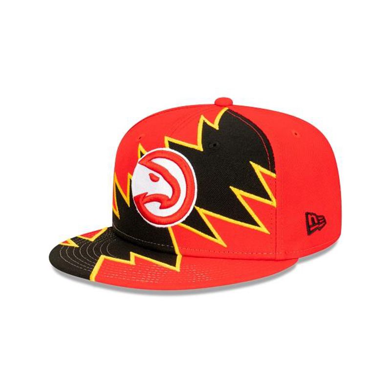 NBA Atlanta Hawks Flash 9Fifty Snapback (RLJ6206) - Red New Era Caps